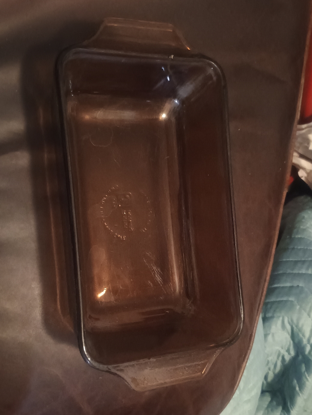 2 Vintage 1970's-80's Anchor Hocking Loaf Pan 5x9